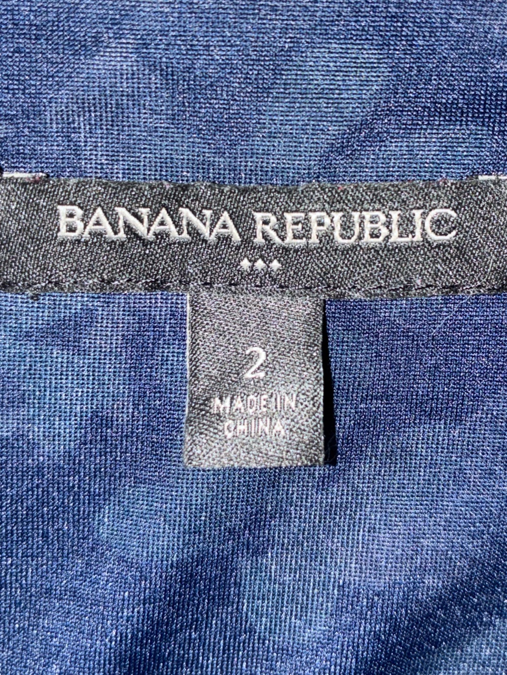 Banana Republic Uniqlo Navy Maxi Dress with Mint Floral Print Sz 2 - Picture 5 of 10